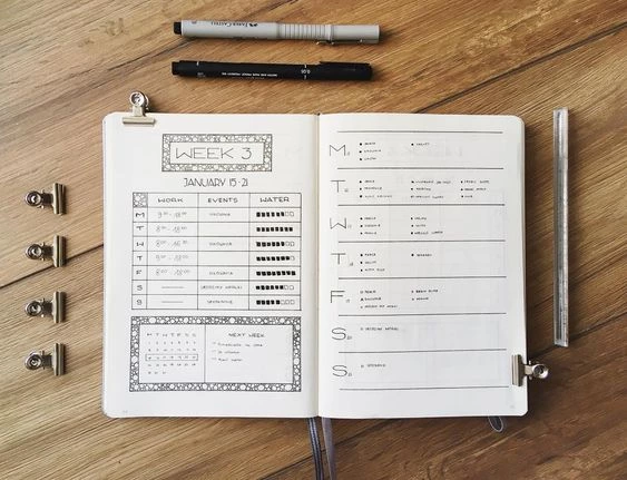 1,228 Likes, 6 Comments - Marta (@bullet_journalish) On Instagram: “Before I Share With You My New Weekly (that Is Exactly The Same Layout As This One Because I Am In…”