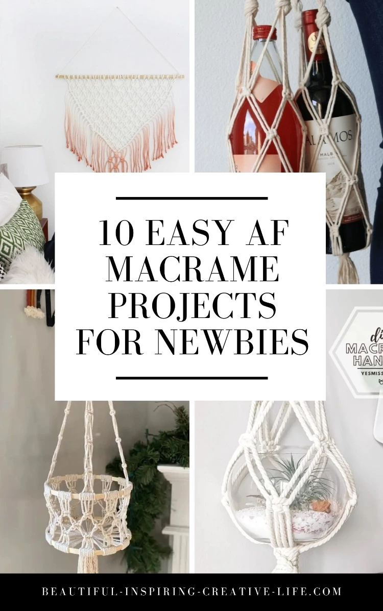 DIY: 10 Stunning Macrame For Beginners Projects
