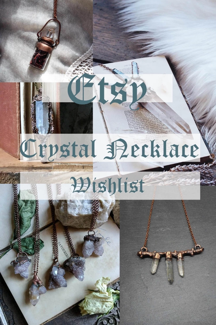 WISHLIST: Beautiful, NON-Tacky Crystal Necklace From Etsy!