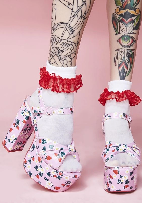 Sugar Thrillz Picked First Platform Sandals | Dolls Kill