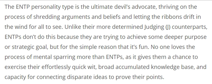 ENTP Personality Type