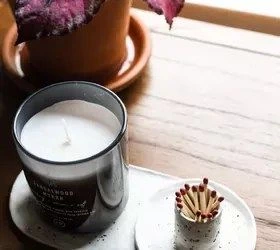 Air Dry Clay Candle Match Holder