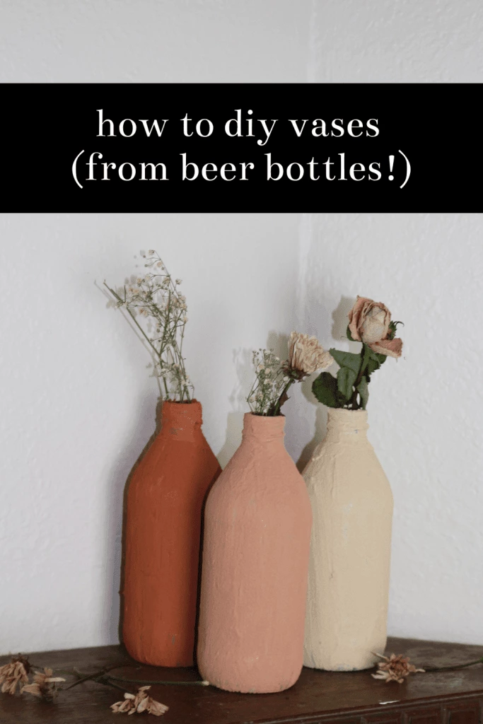 DIY: How To Create Faux Ceramic Vases Using Baking Soda & Acrylic Paint