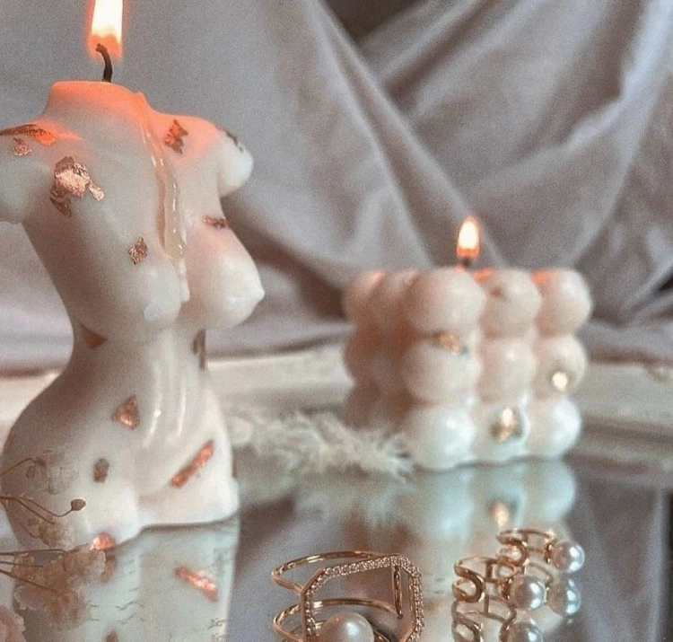 Hidden Ring Body Candle   Soy Candle  Decor  Body Candle  Image 2