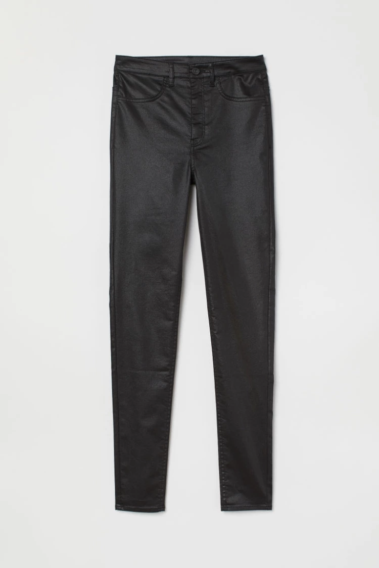 Super Skinny High Jeans - Black/Coating - | H&M GB 1