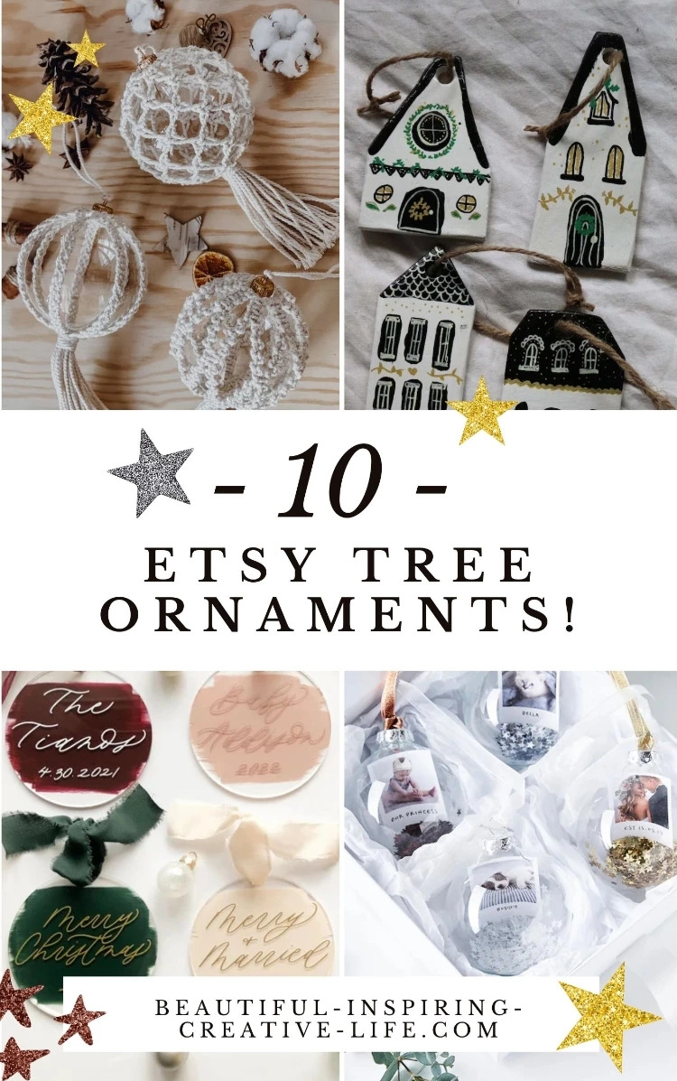 10 Handmade Etsy Christmas Ornaments To Spruce Up Your Home!