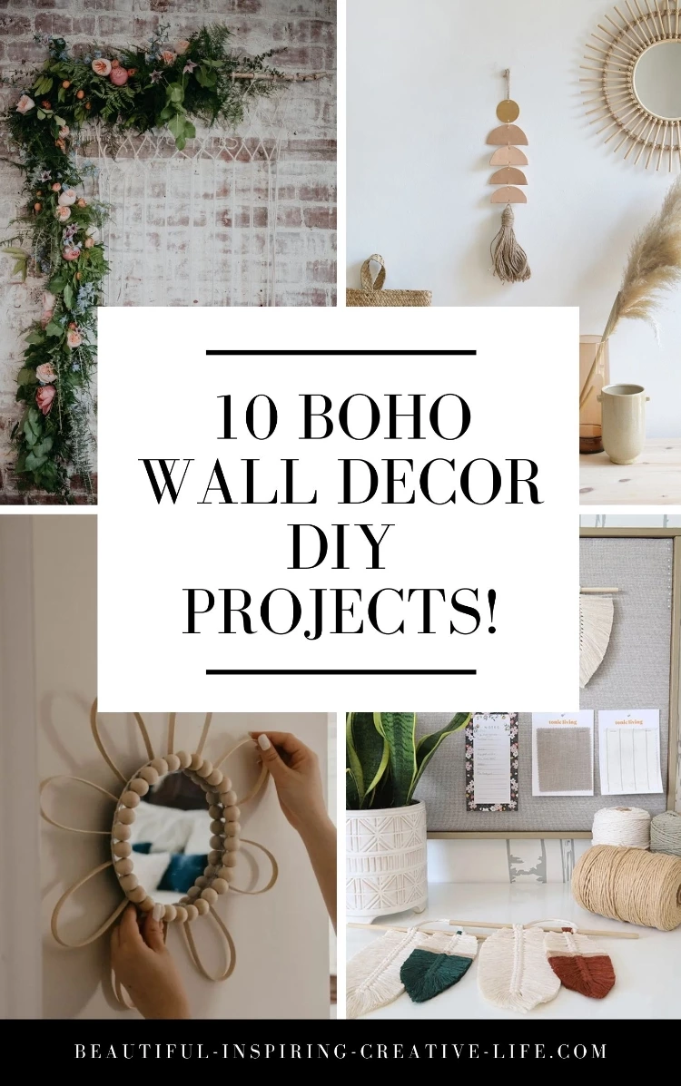 10 Stunning DIY Boho Wall Decor Projects To Try!