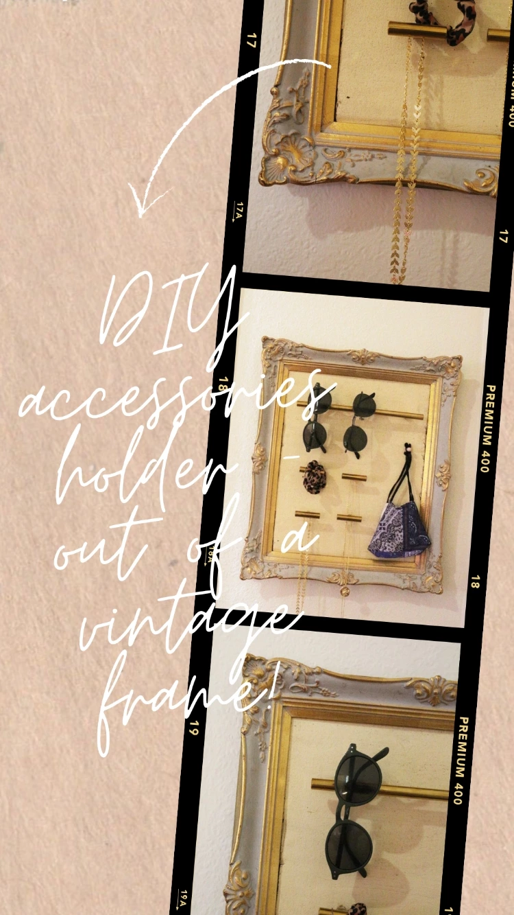 DIY Accessories Wall Mount From A Vintage Photo frame