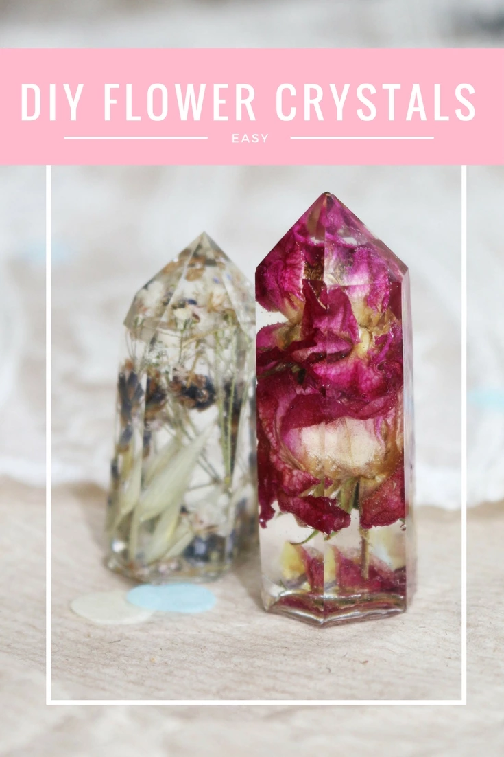 DIY Flower Crystals