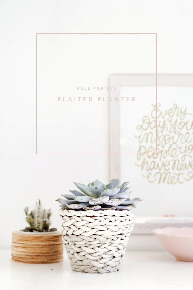 Plaited Planter Tutorial | Fall For DIY