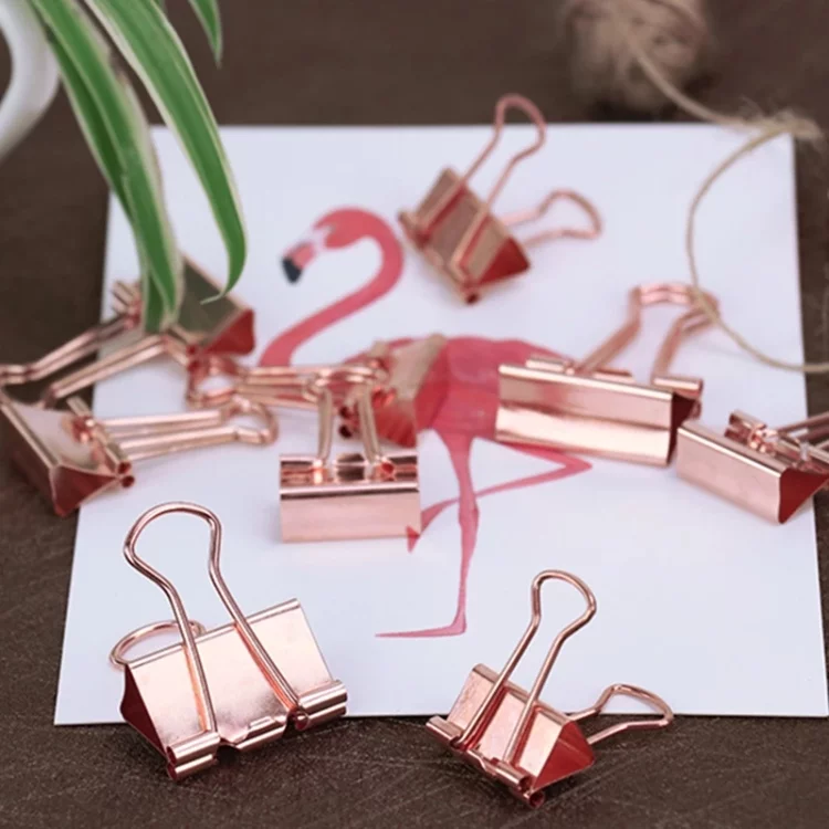 Rose Gold Clips - $2.06