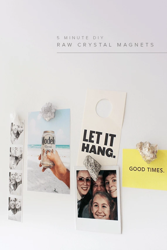 Diy Raw Crystal Magnets | Almost Makes Perfect