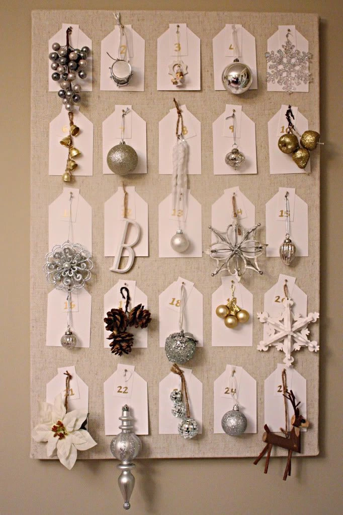 Pottery Barn Inspired Advent Calendar