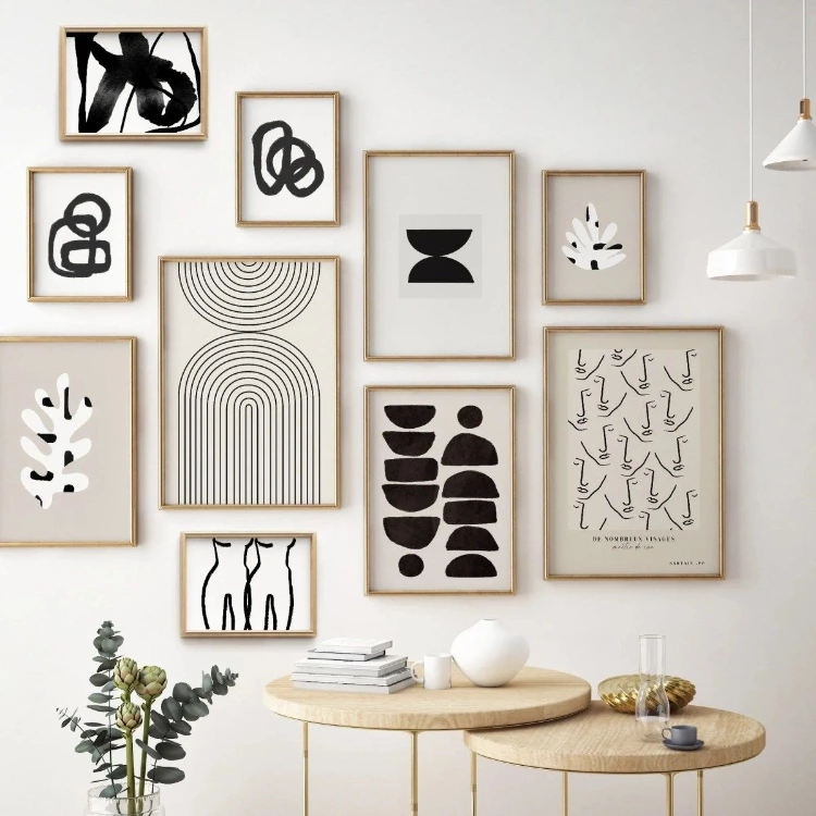 Modern Gallery Wall Set Set Of 10 Prints Gallery Wall Image 0