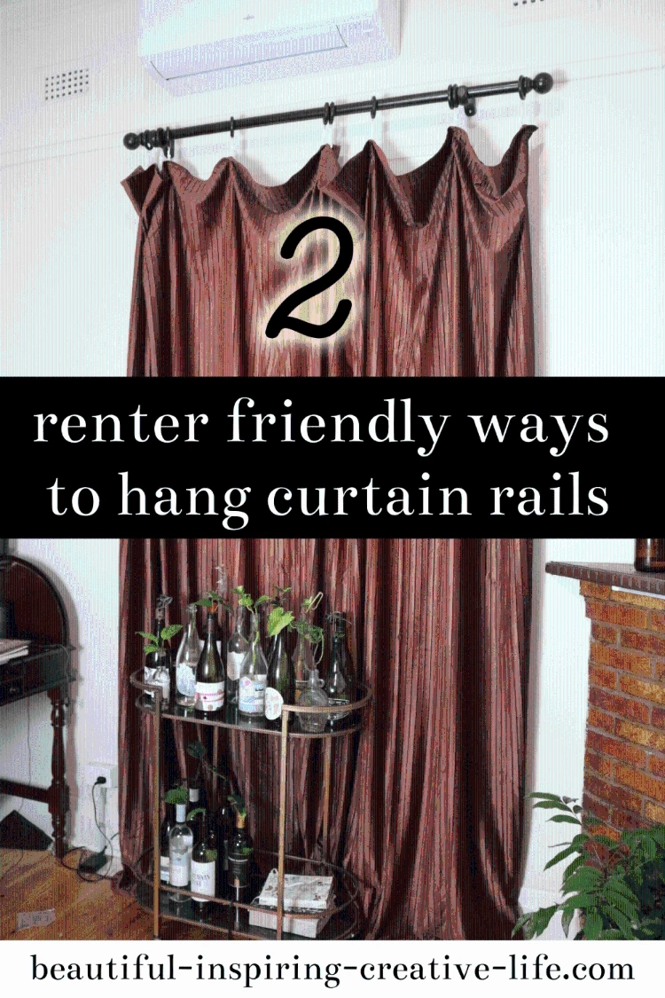Renter Friendly Ways To Hang Curtain Rails