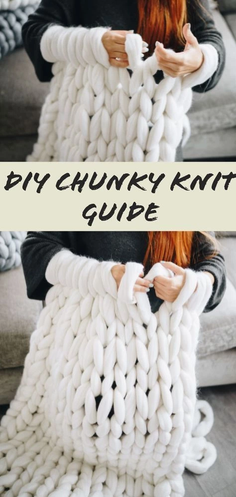 Step By Step Guide On How To Make A DIY Chunky Blanket. Don’t They Look So Beautiful And Cozy? Fortunately, You Can Easily Make One From The Comfort Of Your Home.