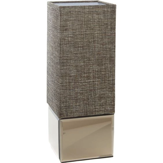 Brown Cuboid Canvas Table Lamp 35cm - Lighting - Home Accessories - Home - TK Maxx