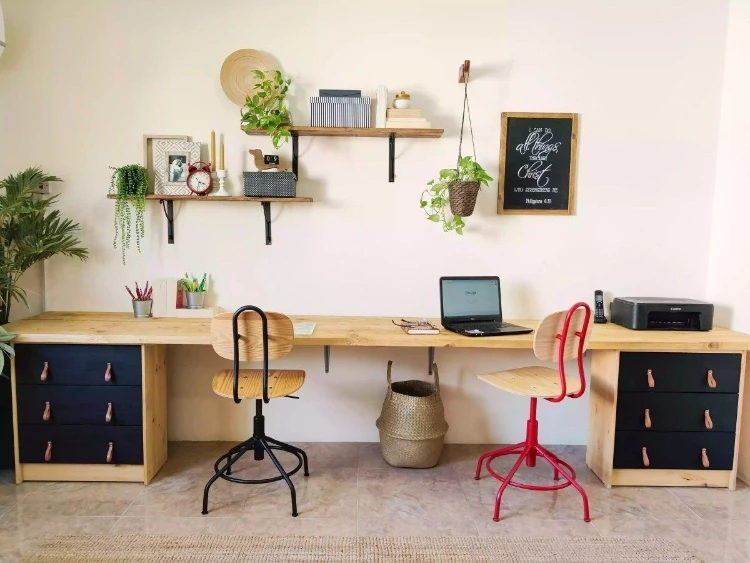 IKEA Hack Double Desk