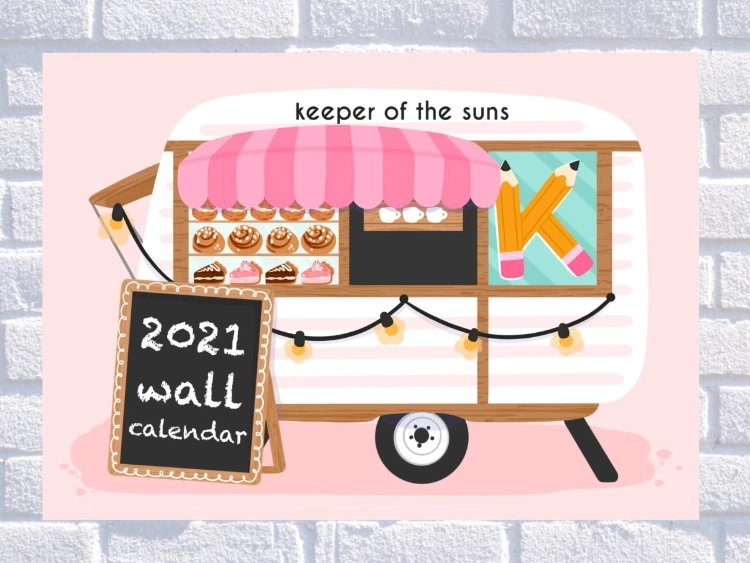 PREORDER 2021 Calendar Bakery Sweets Calendar Kawaii Image 0