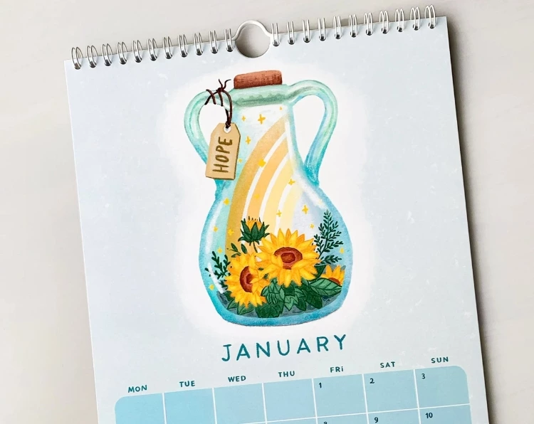 2021 Wall Calendar By Luisa Azevedo Hey.luisa Positivity Image 4