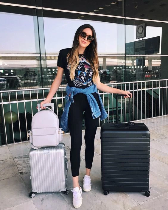 17 Airport Outfit Ideas For Summer Winter Short Flights AND Long Hauls