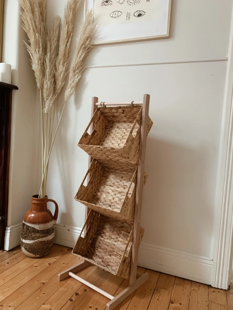 DIY Basket Shelf