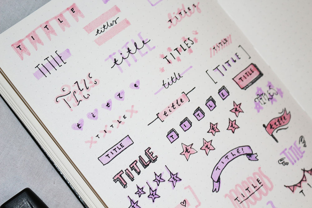 31 Easy Title Ideas For Your Bullet Journal + A Stationery Wishlist ...