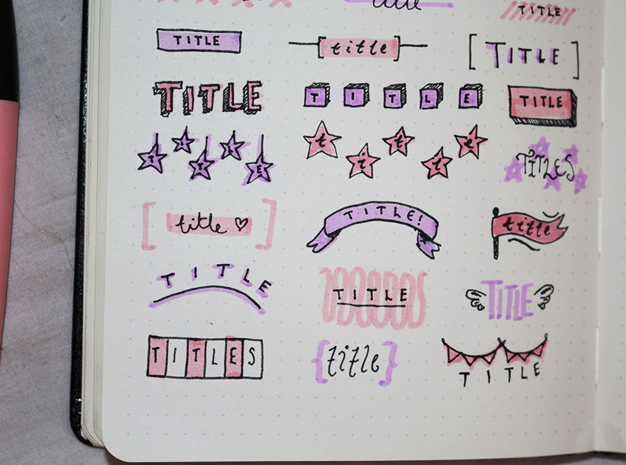 31 Easy Title Ideas For Your Bullet Journal + A Stationery Wishlist ...